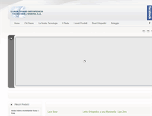 Tablet Screenshot of ortopedia-viciguerra.it